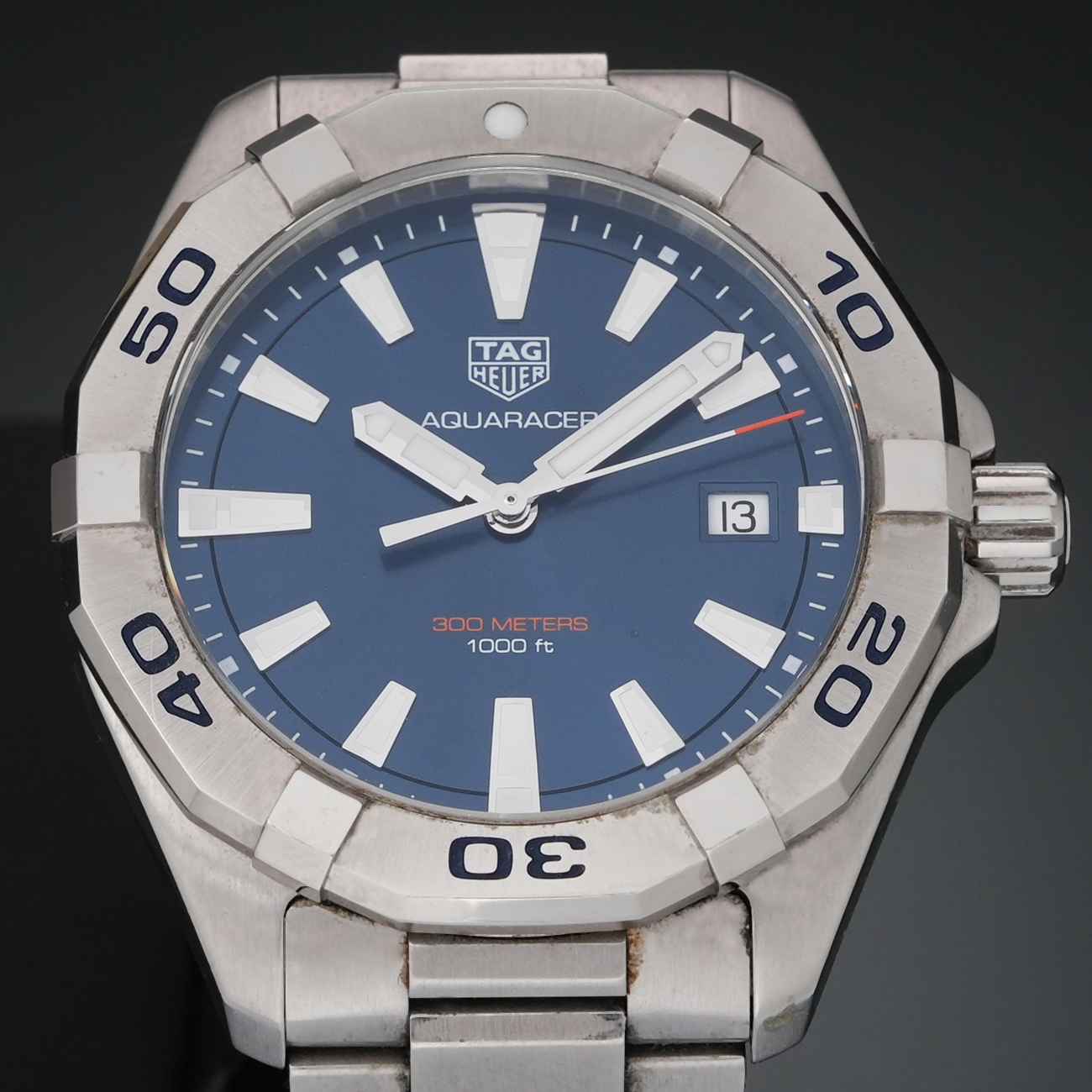 TAG HEUER(USED)태그호이어 아쿠아레이서 스틸 쿼츠 WBD1112